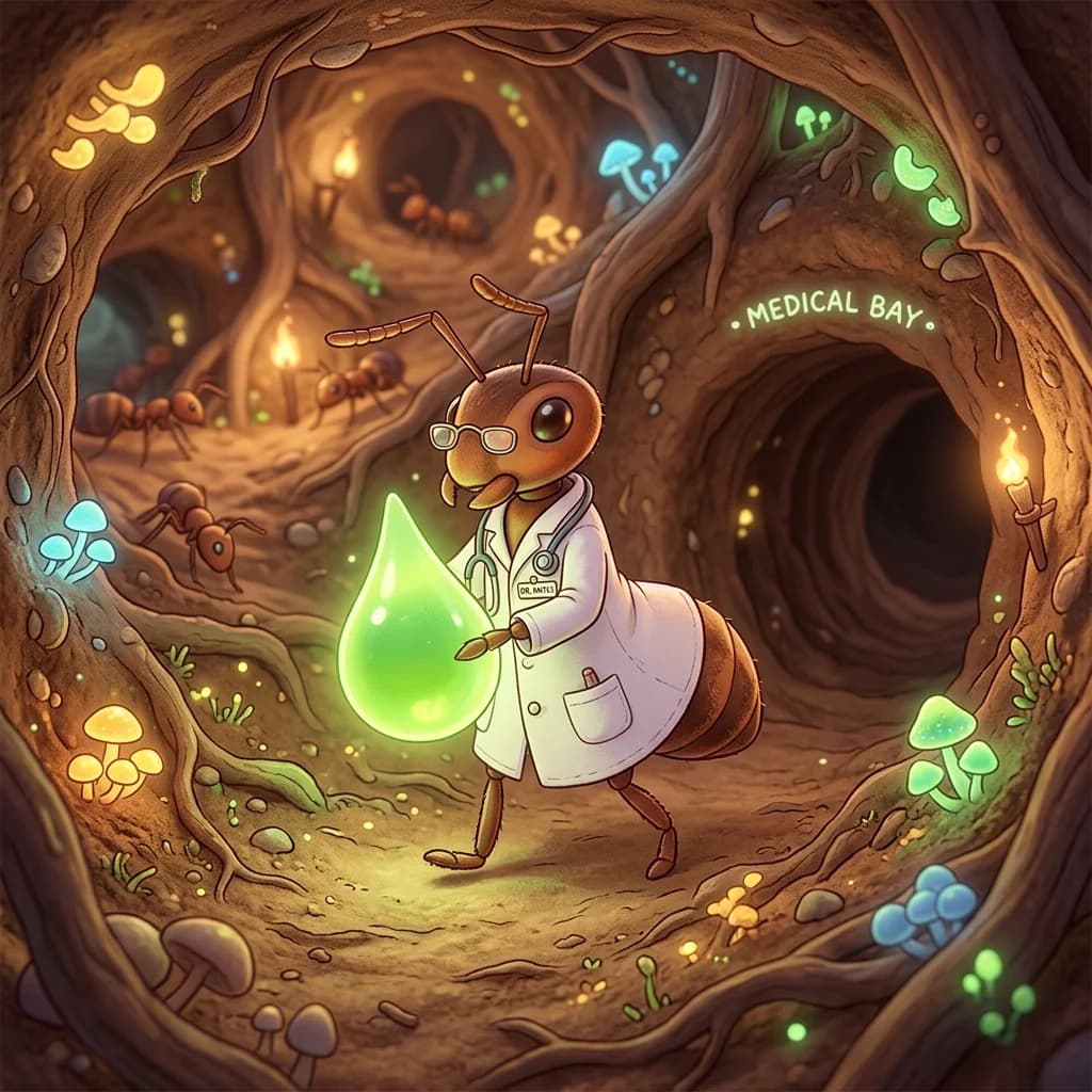 Ant Doctor Carrying Resin Medicine