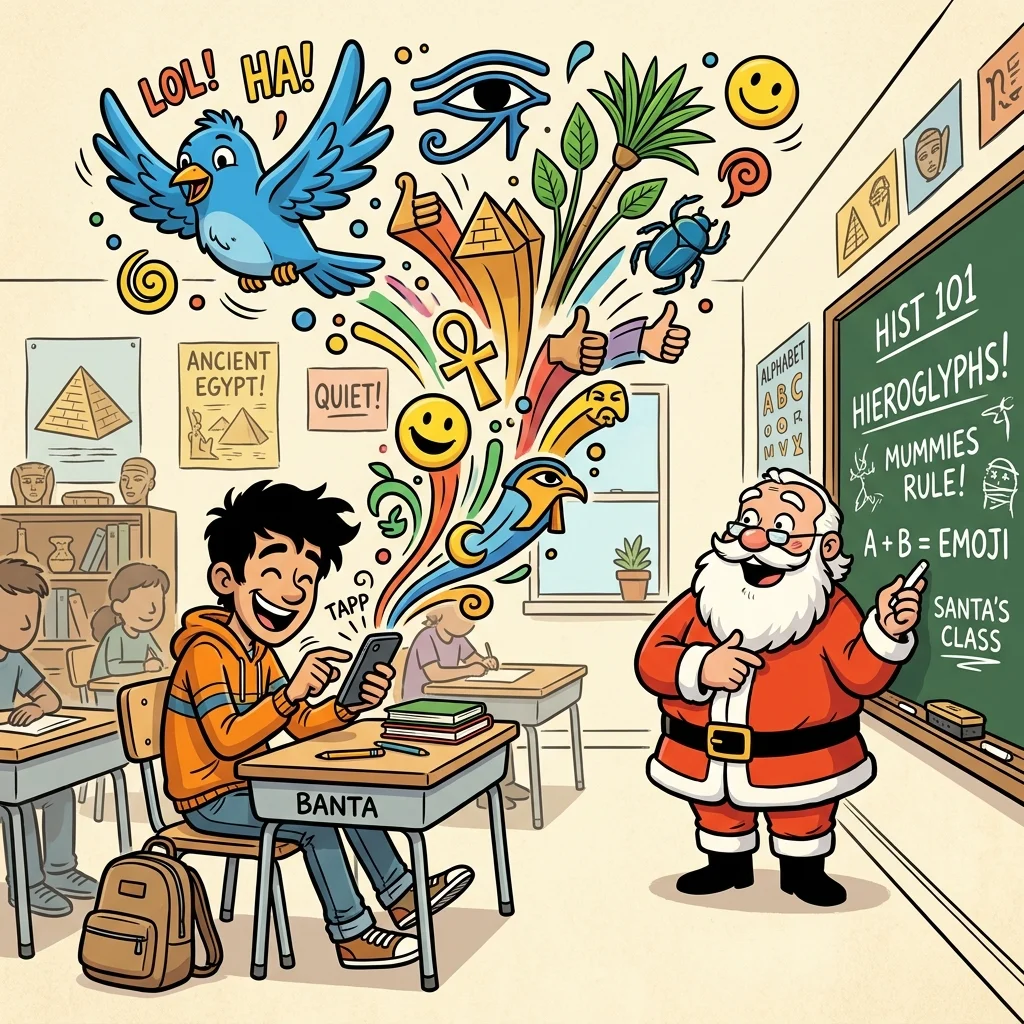 Banta, Grandpa, and Teacher Santa soaking wet but smiling and thumbs-upping in the school pond