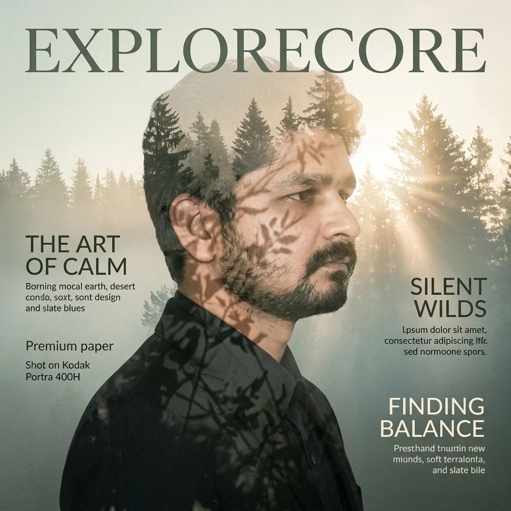 Laxman Kumawat explorecore calm editorial portrait version