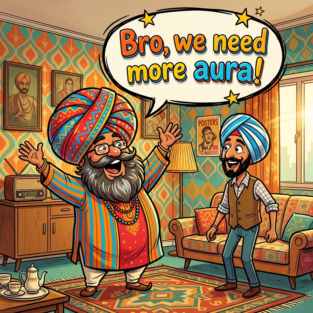 Teacher Santa and Student Banta arguing about basic addition